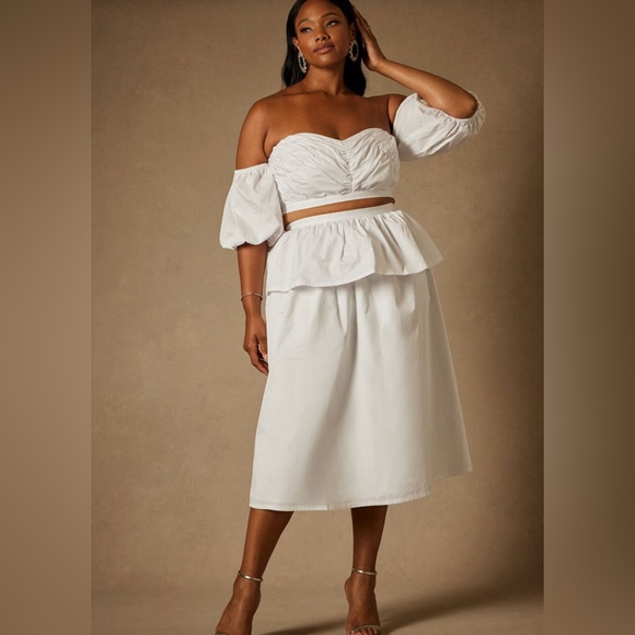 ELOQUII PEPLUM SKIRT -NWT - Picture 3 of 8